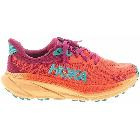 HOKA ONE ONE Challenger ATR 7 Men Sz 7 Trail Running Shoes Orange/Yellow Sneaker main image 4
